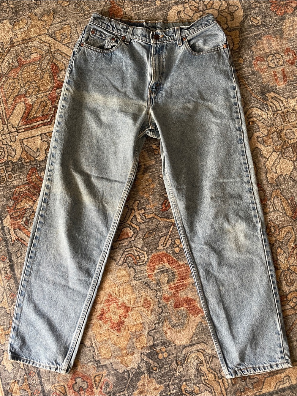 Levi's 560 Size 12 Light Blue Straight Jeans-31in Inseam